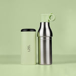 LZEL Natura Elva Vacuum Bottle Dual 400 mL + 400 mL