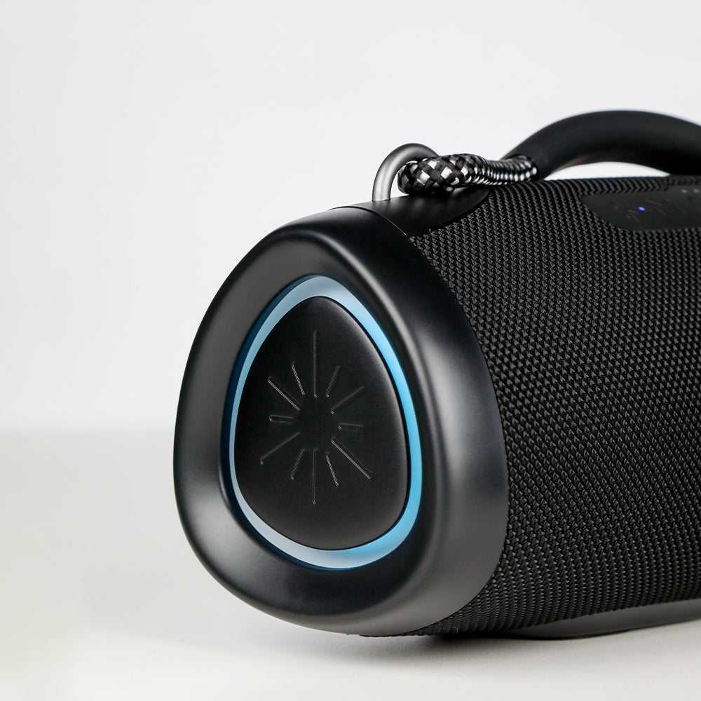 مكبر صوت بلوتوث من ليزل Aquilasonus Pro محمول مقاوم للماء مع أضواء RGB
