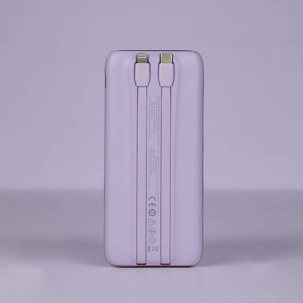 LZEL Quadra Energia Y Station 10000mAh Charging Station Built In Cable Lightning And Type-C