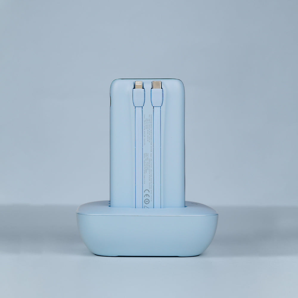 LZEL Quadra Energia Y Station 10000mAh Charging Station Built In Cable Lightning And Type-C