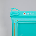 حافظة هاتف مقاومة للماء aslitec DIVEGUARD بمعيار IPX8 وقابلة للطفو مع دعم اللمس، مناسبة حتى مقاس 8.9 بوصة