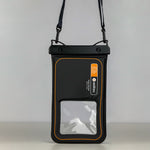 حافظة هاتف مقاومة للماء aslitec DIVEGUARD بمعيار IPX8 وقابلة للطفو مع دعم اللمس، مناسبة حتى مقاس 8.9 بوصة