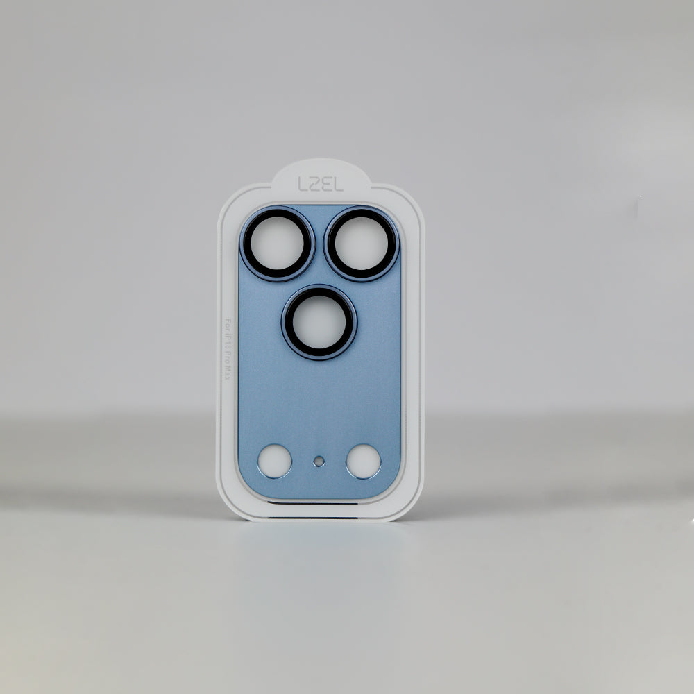 حماية عدسات كاميرا LZEL بتقنية AR+AF من زجاج Corning Eagle Eye الأصلي مع قاعدة معدنية لهاتف iPhone 18 Pro Max