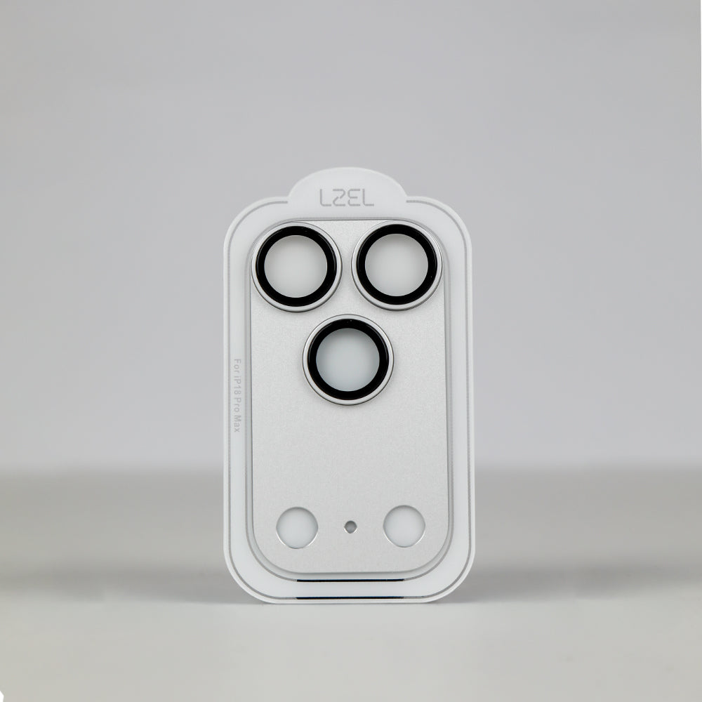 حماية عدسات كاميرا LZEL بتقنية AR+AF من زجاج Corning Eagle Eye الأصلي مع قاعدة معدنية لهاتف iPhone 18 Pro Max