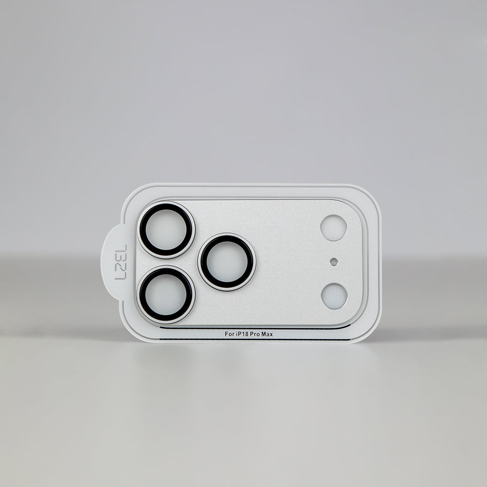 حماية عدسات كاميرا LZEL بتقنية AR+AF من زجاج Corning Eagle Eye الأصلي مع قاعدة معدنية لهاتف iPhone 18 Pro Max