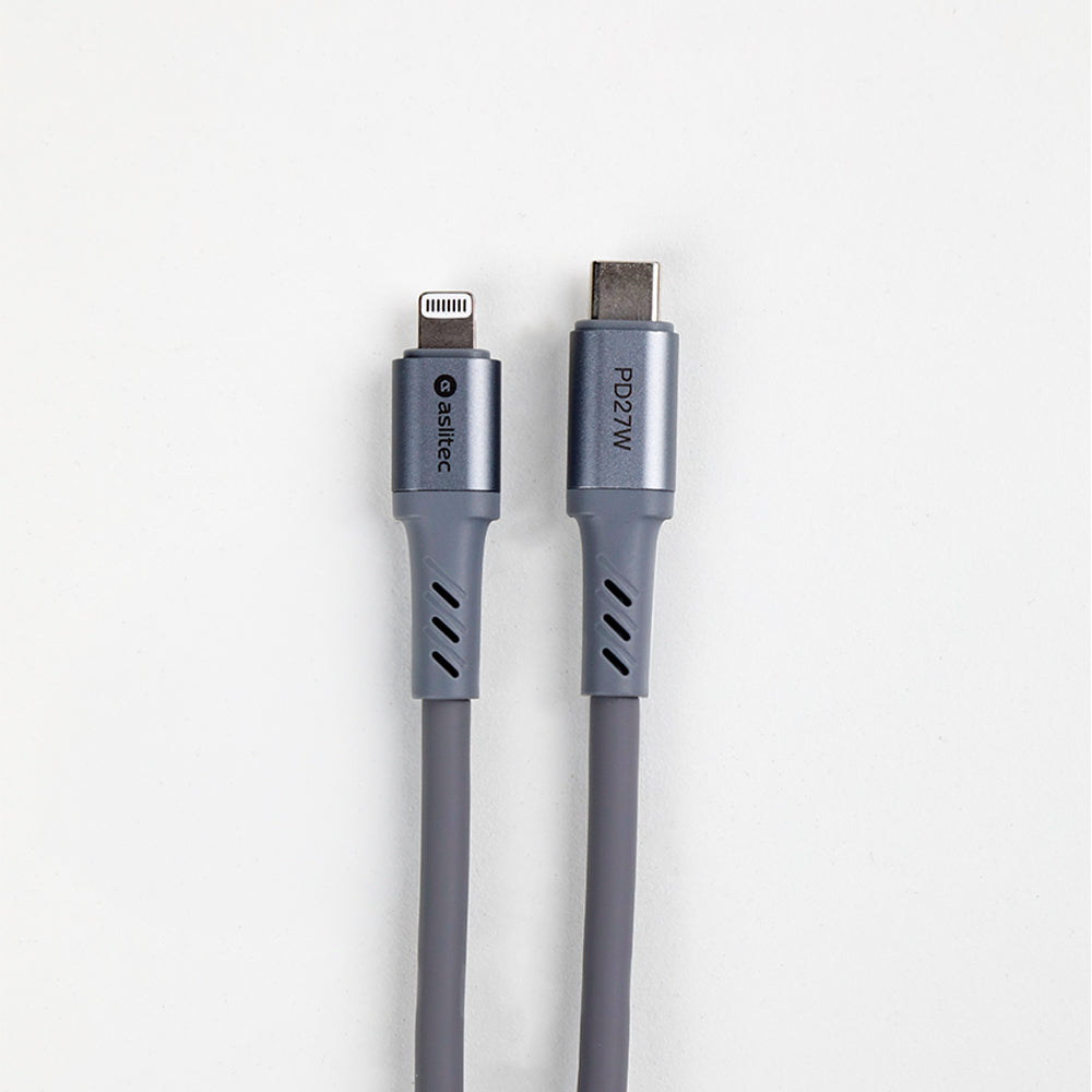 كيبل Aslitec GRAPHENEX SYNC للشحن السريع ونقل البيانات – USB-C إلى Lightning