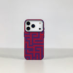 كفر aslitec MAZEMAG بدعم MagSafe ونقشة المتاهة ولمسات معدنية لـ iPhone 18 Pro و18 Pro Max