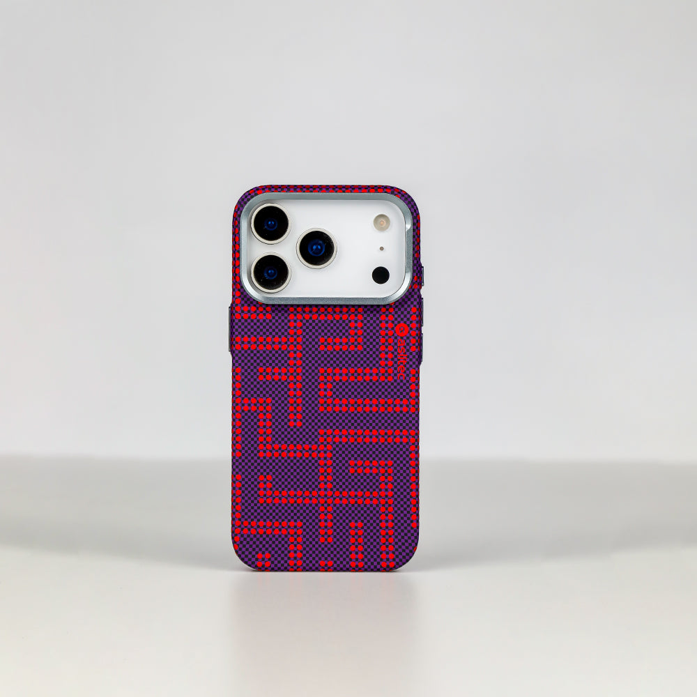 كفر aslitec MAZEMAG بدعم MagSafe ونقشة المتاهة ولمسات معدنية لـ iPhone 18 Pro و18 Pro Max