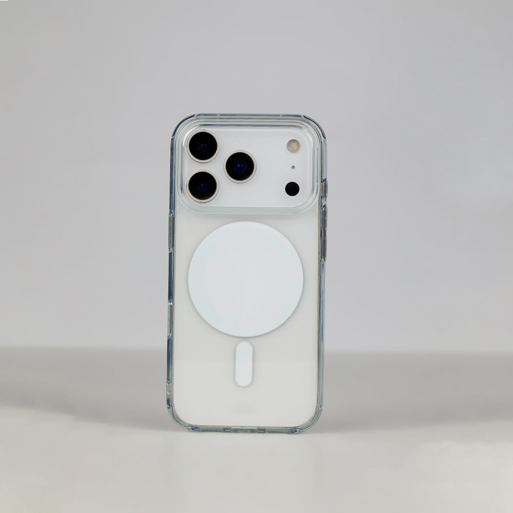 كفر LZEL METAL MAGCRYSTAL شفاف بدعم MagSafe  لـ iPhone 18 Pro و18 Pro Max