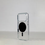 كفر LZEL METAL MAGCRYSTAL شفاف بدعم MagSafe  لـ iPhone 18 Pro و18 Pro Max