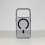 كفر LZEL METAL MAGCRYSTAL شفاف بدعم MagSafe وإطار معدني لـ iPhone 18 Pro و18 Pro Max
