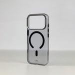 كفر LZEL METAL MAGCRYSTAL شفاف بدعم MagSafe وإطار معدني لـ iPhone 18 Pro و18 Pro Max