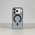 كفر LZEL METAL MAGCRYSTAL شفاف بدعم MagSafe وإطار معدني لـ iPhone 18 Pro و18 Pro Max