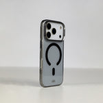 كفر LZEL METAL MAGCRYSTAL شفاف بدعم MagSafe وإطار معدني لـ iPhone 18 Pro و18 Pro Max