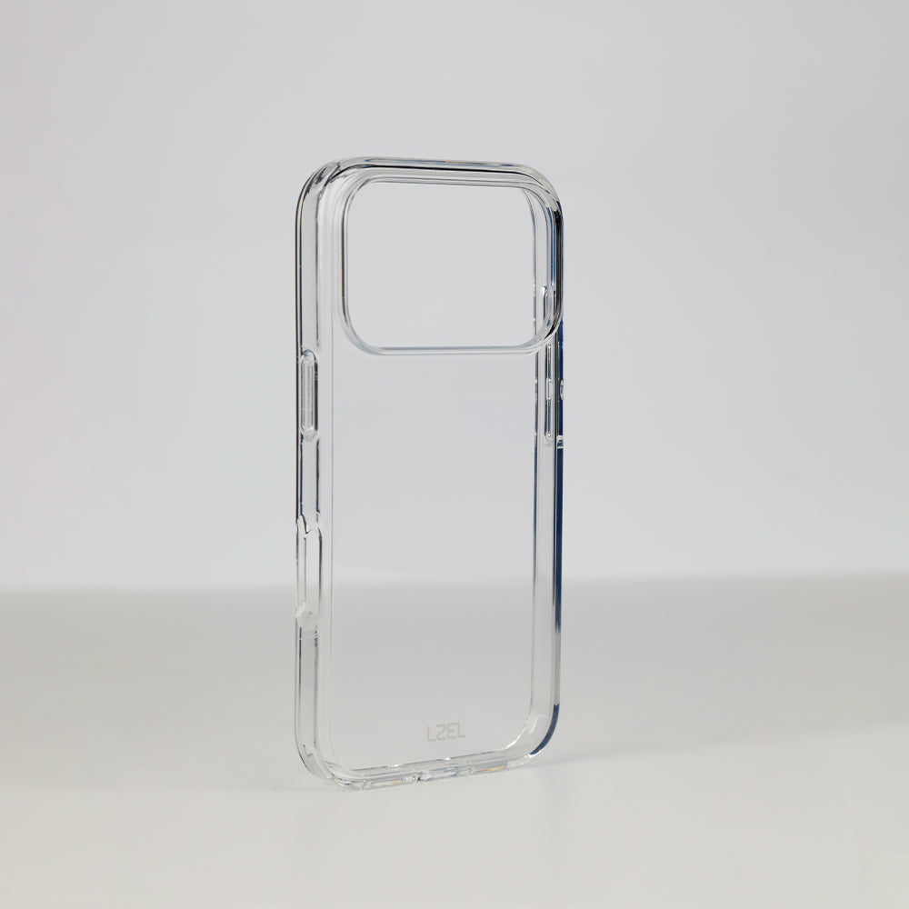 كفر LZEL NEXON CLEAR شفاف كريستالي نحيف مع حماية محسّنة للحواف لـ iPhone 18 Pro و18 Pro Max