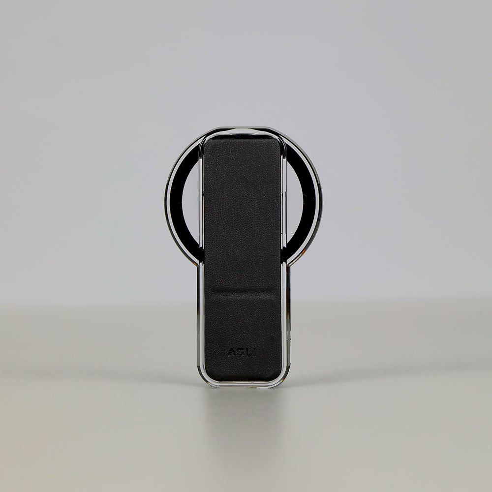 ASLI Magnetic Band Leather Grip & Foldable Stand 2-in-1 Functional Design