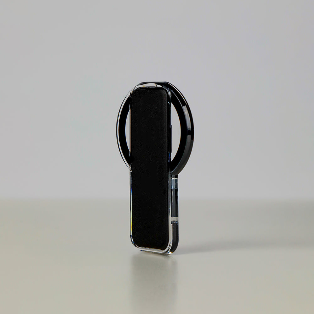 ASLI Magnetic Band Leather Grip & Foldable Stand 2-in-1 Functional Design