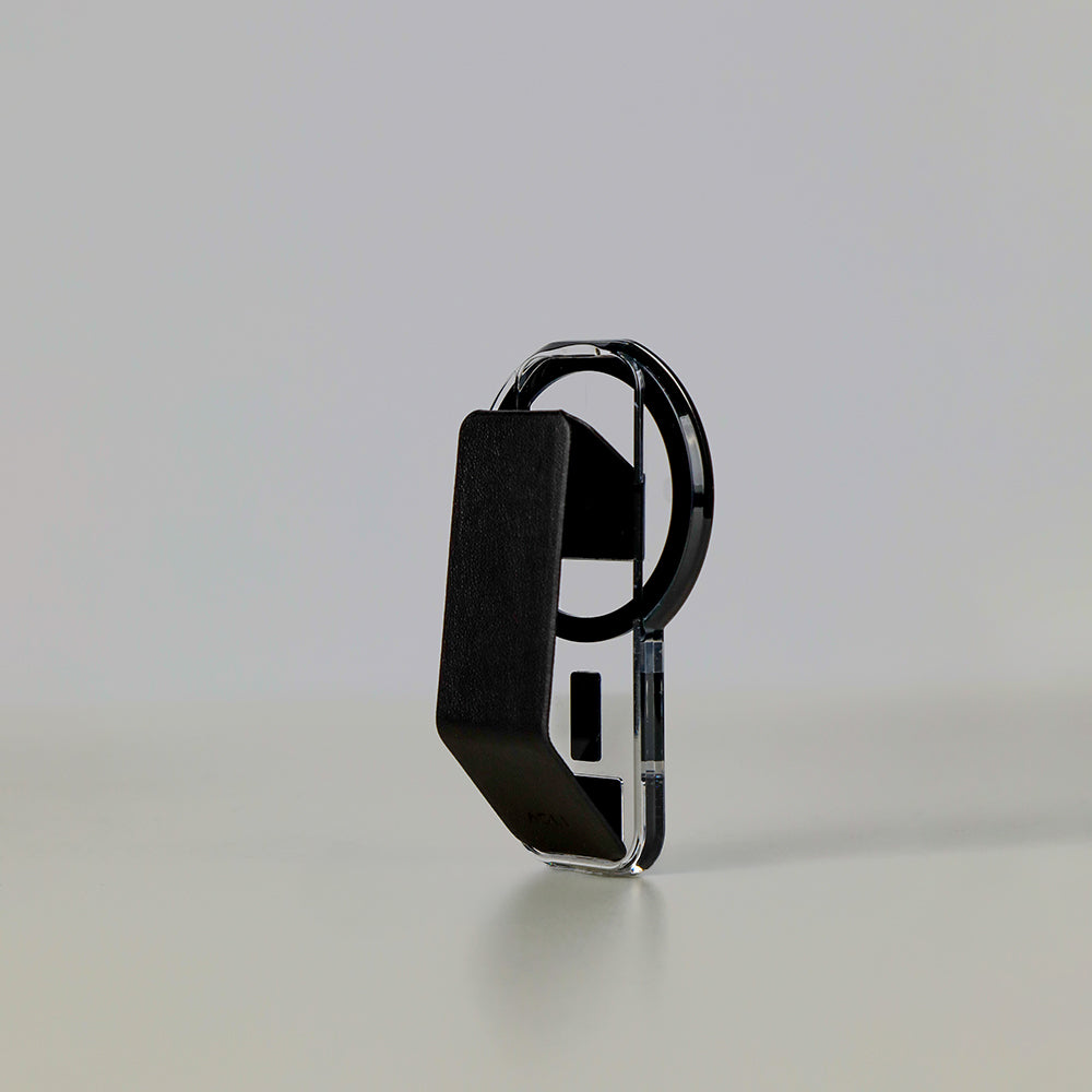 ASLI Magnetic Band Leather Grip & Foldable Stand 2-in-1 Functional Design