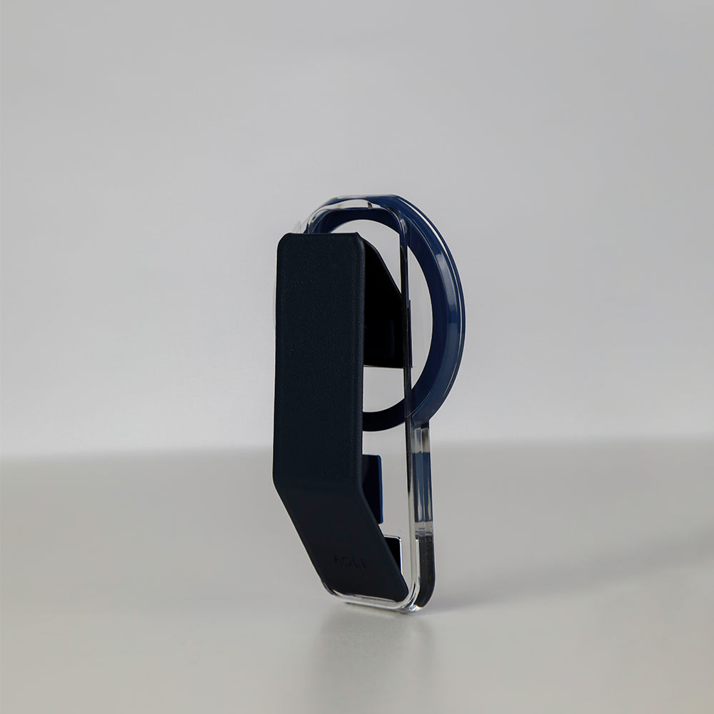 ASLI Magnetic Band Leather Grip & Foldable Stand 2-in-1 Functional Design