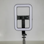 LZEL LensSnap Series 3-in-1 Selfie Stick with Tripod & Ring Light | Black