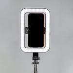 LZEL LensSnap Series 3-in-1 Selfie Stick with Tripod & Ring Light | Black