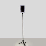 LZEL LensSnap Series 3-in-1 Selfie Stick with Tripod & Ring Light | Black