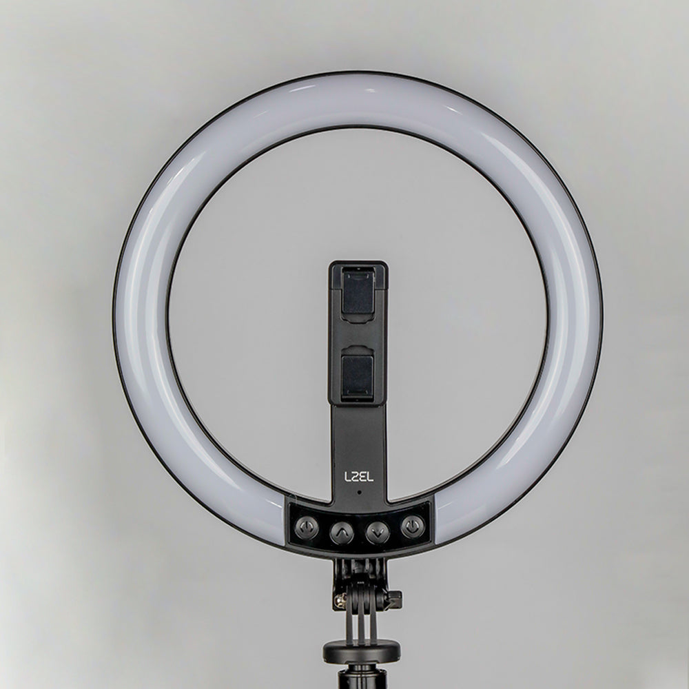 LZEL Flexiclick Series 10" Rgb Selfie Ring Light Kit With 2.3M Tripod Stand & Wireless Remote