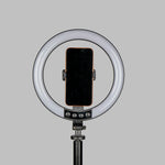 LZEL Flexiclick Series 10" Rgb Selfie Ring Light Kit With 2.3M Tripod Stand & Wireless Remote