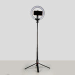 LZEL Flexiclick Series 10" Rgb Selfie Ring Light Kit With 2.3M Tripod Stand & Wireless Remote