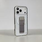 LZEL Clear Leathertand Crystal Clear Magsafe Case With Leather Kickstand For iPhone 18 Pro & 18 Pro Max