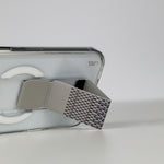 LZEL Clear Leathertand Crystal Clear Magsafe Case With Leather Kickstand For iPhone 18 Pro & 18 Pro Max