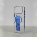 LZEL Clear Leathertand Crystal Clear Magsafe Case With Leather Kickstand For iPhone 18 Pro & 18 Pro Max