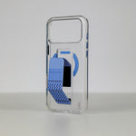 LZEL Clear Leathertand Crystal Clear Magsafe Case With Leather Kickstand For iPhone 18 Pro & 18 Pro Max