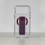 LZEL Clear Leathertand Crystal Clear Magsafe Case With Leather Kickstand For iPhone 18 Pro & 18 Pro Max