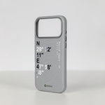 كڤر حماية aslitec Geomag Coordinate من الجلد مع MagSafe لهاتف iPhone 18 Pro 
