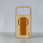aslitec MagColor Fusion Premium Leather MagSafe Case with Fold-Out Kickstand for iPhone 18 Pro