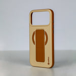 Aslitec MagColor Fusion Premium Leather MagSafe Case with Fold-Out Kickstand for iPhone 18 Pro Max