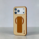 Aslitec MagColor Fusion Premium Leather MagSafe Case with Fold-Out Kickstand for iPhone 18 Pro Max