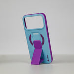 aslitec MagColor Fusion Premium Leather MagSafe Case with Fold-Out Kickstand for iPhone 18 Pro