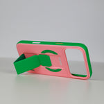 aslitec MagColor Fusion Premium Leather MagSafe Case with Fold-Out Kickstand for iPhone 18 Pro
