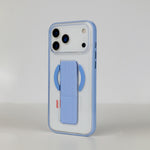 كڤر حماية aslitec Luxestand Mag الشفاف مع MagSafe وحامل جلدي لهاتف iPhone 18 Pro 