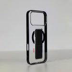 كڤر حماية aslitec Luxestand Mag الشفاف مع MagSafe وحامل جلدي لهاتف iPhone 18 Pro 