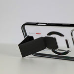 كڤر حماية aslitec Luxestand Mag الشفاف مع MagSafe وحامل جلدي لهاتف iPhone 18 Pro Max