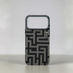 aslitec MAZEMAG MagSafe Case with Metal Accents & Maze Pattern for iPhone 18 Pro Max