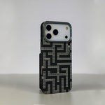 aslitec MAZEMAG MagSafe Case with Metal Accents & Maze Pattern for iPhone 18 Pro Max