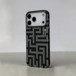 aslitec MAZEMAG MagSafe Case with Metal Accents & Maze Pattern for iPhone 18 Pro Max