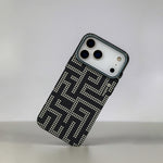 aslitec MAZEMAG MagSafe Case with Metal Accents & Maze Pattern for iPhone 18 Pro Max