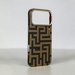 aslitec MAZEMAG MagSafe Case with Metal Accents & Maze Pattern for iPhone 18 Pro Max