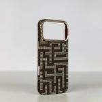 aslitec MAZEMAG MagSafe Case with Metal Accents & Maze Pattern for iPhone 18 Pro