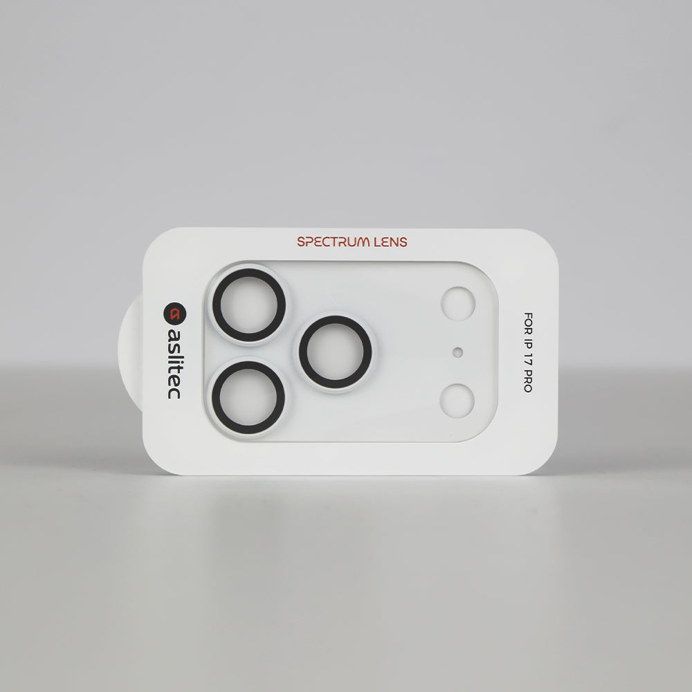 aslitec Spectrum Lens Color Camera Lens Film for iPhone 17 Pro with Precision Alignment Frame